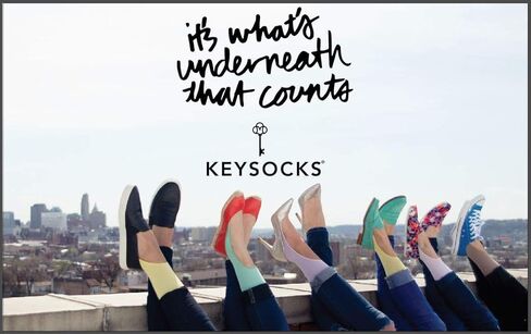 KEYSOCKS Women's Original No-Show Knee High Socks (Standard Size, Black) in Saudi Arabia