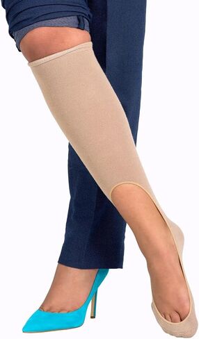 KEYSOCKS Women's Original No-Show Knee High Socks (Standard Size, Black) in Saudi Arabia