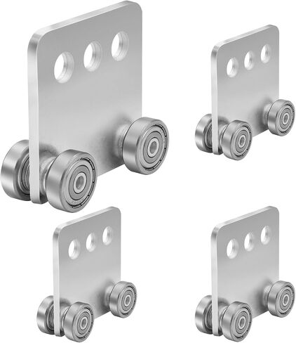 4 Wheel Trolley Assembly, Stable Welded Roller Trolley for 1-5/8" Wide and All 1-5/8" or Taller Strut Channel (Pack of 2) in Saudi Arabia