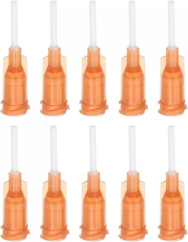 uxcell 10 Pcs 22G Plastic Dispensing Needles, 1/2" PP Glue Needle Tube Blunt Luer Lock Tips with PP Flexible Needle for Liquid Glue Gun, Blue in Saudi Arabia