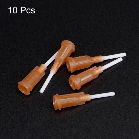 uxcell 10 Pcs 22G Plastic Dispensing Needles, 1/2" PP Glue Needle Tube Blunt Luer Lock Tips with PP Flexible Needle for Liquid Glue Gun, Blue in Saudi Arabia