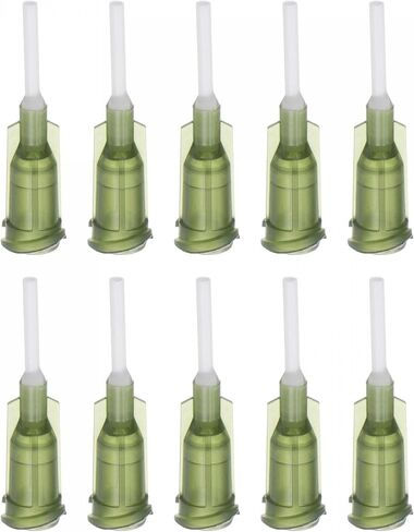 uxcell 10 Pcs 22G Plastic Dispensing Needles, 1/2" PP Glue Needle Tube Blunt Luer Lock Tips with PP Flexible Needle for Liquid Glue Gun, Blue in Saudi Arabia