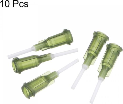 uxcell 10 Pcs 22G Plastic Dispensing Needles, 1/2" PP Glue Needle Tube Blunt Luer Lock Tips with PP Flexible Needle for Liquid Glue Gun, Blue in Saudi Arabia