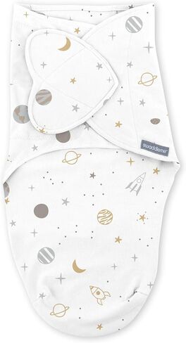SwaddleMe by Ingenuity Monogram Collection Swaddle, 3-Pack, for Ages 0-3 Months - Born Free in Saudi Arabia
