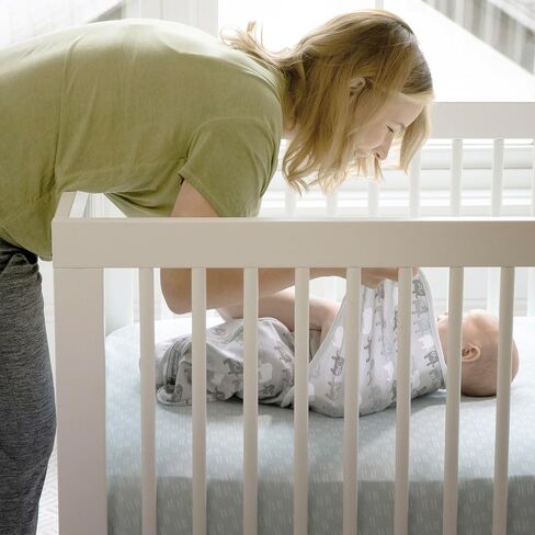 SwaddleMe by Ingenuity Monogram Collection Swaddle, 3-Pack, for Ages 0-3 Months - Born Free in Saudi Arabia