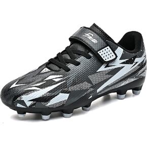Boys Girls Soccer Cleats Kids Soccer Shoes for Little/Big Kid Outdoor Indoor Firm Ground Athletic Turf Trainning Football Shoes in Saudi Arabia
