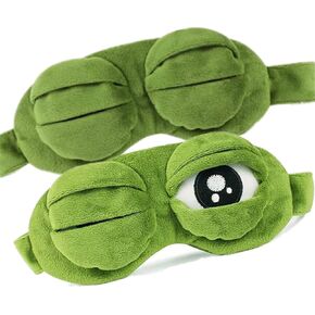 Sleep Masks for Women,Cute Frog Funny Eye Masks for Adults Kids Funny Blindfold with Eyes Open Sleep Mask Sleep Mask for Sleeping in Saudi Arabia