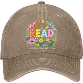 Plant A Seed-Summer Reading 2026 Hats for Mens Classic Washed Distressed in Kuwait