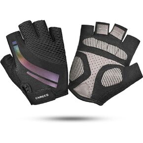 Kids Cycling Gloves for Boys Girls Half Finger Breathable Non-Slip Bike Gloves with Padded for Balance Bike Mountain BMX Scooter Outdoor Sports in Saudi Arabia