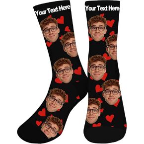 Ultragifta Custom Socks with Faces Personalized Funny Socks with Picture Customized Gag Funny Gifts in Saudi Arabia