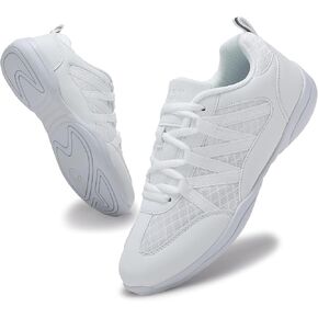 Girls Cheer Shoes Youth Cheerleading Dance Shoes Breathable Lightweight Comfortable for Athletic Training Tennis Sport Dancing Cheerleader Competition in Saudi Arabia
