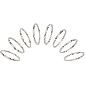 2 Inch Large Key Rings, 304 Stainless Steel Heavy Duty Key Ring, Split Rings for Keychains, Car Keys, Pet Collars and DIY, 8 PCS in Saudi Arabia