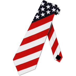 Three Rooker Mens FLAG ties American Flags Necktie in Saudi Arabia