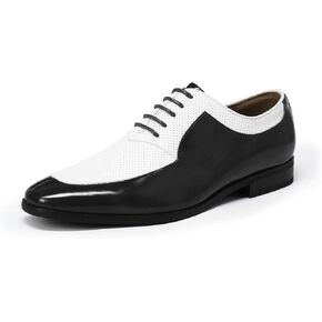 AUSTIN MILL Men's Two Tone Oxford Dress Shoes Lace-Up Formal Shoe for Business Wedding Party in Saudi Arabia
