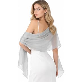 Shawls and Wraps for Evening Dresses Formal Silver Wrap Shawl Bridal Shawl Shall for Dress Formal Lightweight Scarf Wedding in Saudi Arabia