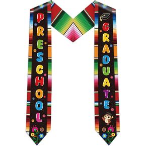 Mexican Preschool Kindergarten Graduation Stole Mexico Graduation Sash for Kids Class of 2026 Flower Grad Stoles Sashes Gifts for Girls Boys Unisex Graduates Party Decoration 30 Inch in Saudi Arabia