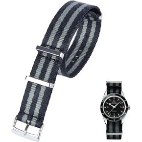 20mm High Density Nylon Bracelet Soft For Omega Speedmaster 007 AT150 Aqua Terra Seatbelt Wristband Military Sport Retro Watchband For Seiko Strap Braid Belt in Saudi Arabia