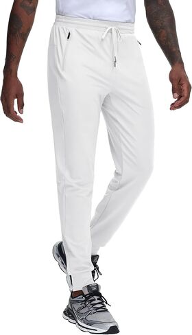 JWM Men's Athletic Joggers Pants - Stretch Lightweight Workout Running Gym Training Sweatpants for Men Regular/Tall in Kuwait