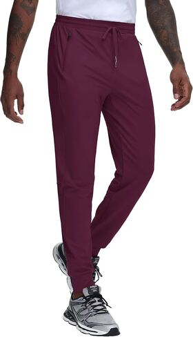 JWM Men's Athletic Joggers Pants - Stretch Lightweight Workout Running Gym Training Sweatpants for Men Regular/Tall in Saudi Arabia