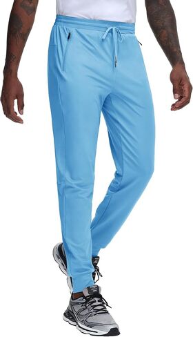 JWM Men's Athletic Joggers Pants - Stretch Lightweight Workout Running Gym Training Sweatpants for Men Regular/Tall in Saudi Arabia