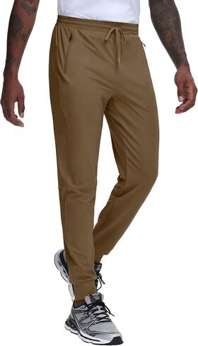 JWM Men's Athletic Joggers Pants - Stretch Lightweight Workout Running Gym Training Sweatpants for Men Regular/Tall in Saudi Arabia