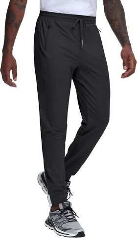 JWM Men's Athletic Joggers Pants - Stretch Lightweight Workout Running Gym Training Sweatpants for Men Regular/Tall in Saudi Arabia