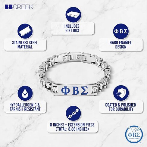 Phi Beta Sigma Fraternity Paraphernalia - Official Vendor - Bracelet - Collection in Kuwait