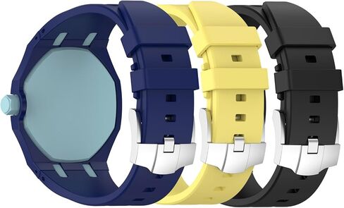 Custom Silicone Watch Band for Swatch AP Royal Pop Pocket Watch, Convertible Wrist Strap for 3'Clock Crown Orientation, Waterproof Replacement Strap in Kuwait