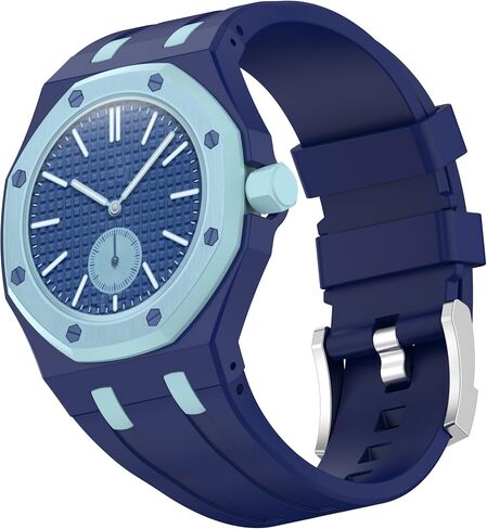 Custom Silicone Watch Band for Swatch AP Royal Pop Pocket Watch, Convertible Wrist Strap for 3'Clock Crown Orientation, Waterproof Replacement Strap in Kuwait