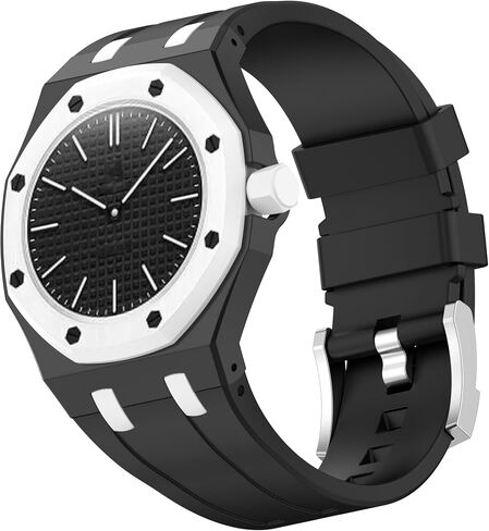 Custom Silicone Watch Band for Swatch AP Royal Pop Pocket Watch, Convertible Wrist Strap for 3'Clock Crown Orientation, Waterproof Replacement Strap in Kuwait