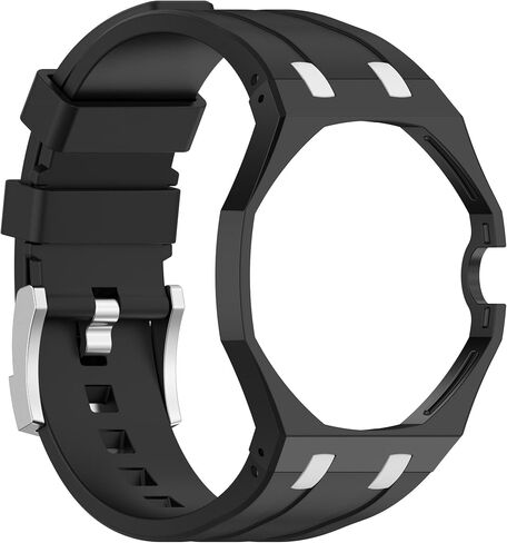 Custom Silicone Watch Band for Swatch AP Royal Pop Pocket Watch, Convertible Wrist Strap for 3'Clock Crown Orientation, Waterproof Replacement Strap in Kuwait