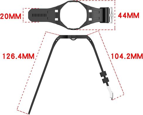 Custom Silicone Watch Band for Swatch AP Royal Pop Pocket Watch, Convertible Wrist Strap for 3'Clock Crown Orientation, Waterproof Replacement Strap in Kuwait
