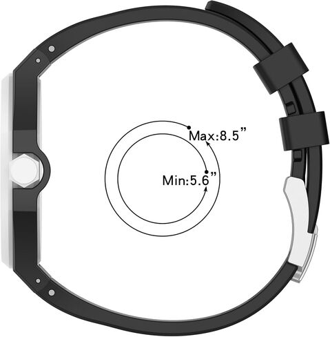Custom Silicone Watch Band for Swatch AP Royal Pop Pocket Watch, Convertible Wrist Strap for 3'Clock Crown Orientation, Waterproof Replacement Strap in Kuwait
