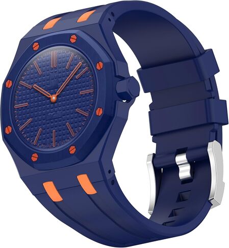 Custom Silicone Watch Band for Swatch AP Royal Pop Pocket Watch, Convertible Wrist Strap for 3'Clock Crown Orientation, Waterproof Replacement Strap in Kuwait