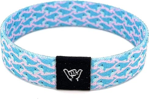 Hang Loose Bands - Coastal Surfer Beach Bracelet for Men, Women & Teens - Comfy Summer - Boho Reversible Wristband - Free Willie | Small: 6.5" (most common fitting size) in Saudi Arabia