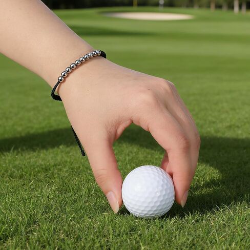 2PCS Golf Score Counter Bracelet with 10 Beads, Adjustable Golf Stroke Counter, Portable Durable golfs bracelets for women, Baseball, Swimming, and Other Sports, Suitable for Both Men and Women in Kuwait
