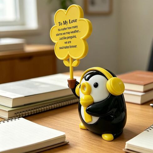 Nvhai Gifts for Boyfriend Girlfriend Him Her Women Men, I Love You Penguin Anniversary Valentines Birthday for Wife Husband Couples, Romantic Flower Emotional Animals Penguin in Saudi Arabia