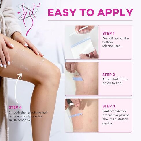 Thigh Lift Tape Transparent Waterproof: Invisible Body Lifting Patches for Women Jeans Skirt Dress Shorts Swimwear Party Travel Photoshoot Daily Wear Confidence Boost (20 PCS) in Saudi Arabia