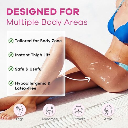 Thigh Lift Tape Transparent Waterproof: Invisible Body Lifting Patches for Women Jeans Skirt Dress Shorts Swimwear Party Travel Photoshoot Daily Wear Confidence Boost (20 PCS) in Saudi Arabia