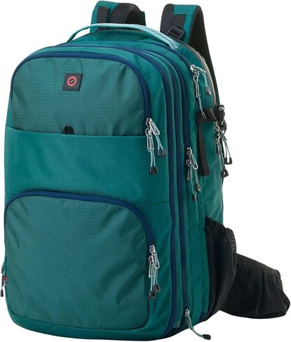 Modular Travel Backpack 2-in-1 Carry On | Expandable Backpack System (Core Pack & Daypack) | Travel Backpack for Men & Women – Modevo Duo Travel Pack (Teal) in Saudi Arabia
