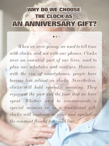 DEEWISH 50th Wedding Anniversary Clock, Best Gifts Ideas for Couple Parents Wife Husband Golden 50 Years of Marriage for Him Her in Saudi Arabia