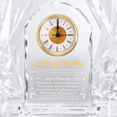50th Birthday Gifts for Women, 50 Year Old Birthday Gifts Decorations Clock for Her, Meaningful Turining 50 Bday Gifts Idea for Women, Men, Friends, Mom, Dad, Sister in Saudi Arabia