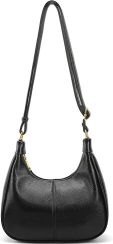 GEMIU Small Crossbody Purses for Women Leather Crescent Shoulder Hobo Bag with Adjustable Long Strap in Kuwait