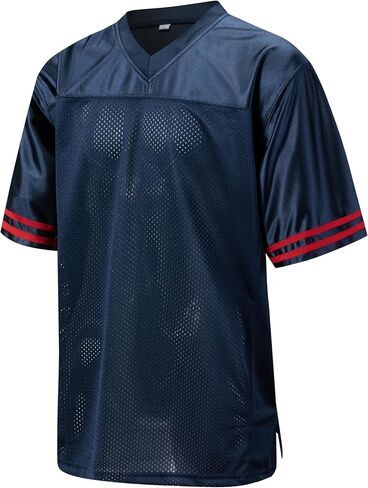 Football Jersey Retro Classic Blank Plain Sports Workout Casual Fitness Uniforms Tops T-Shirt for Men Unisex in Saudi Arabia