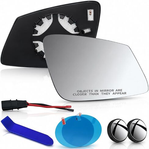 EAP Passenger Side Mirror Glass Compatible with BMW i3 2013-2021, 228i 2014-2018, 328i 335i 2012-2018, 428i 2014-2020, 528i 550i 2011-2017, 640i 2012-2018, 740i 2009-2015, X1 2013-2022, X2 2018-2023 in Kuwait