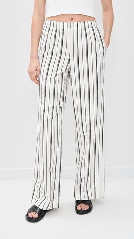 Vince Women's Resort Stripe Drawstring Pull On Pants in Kuwait