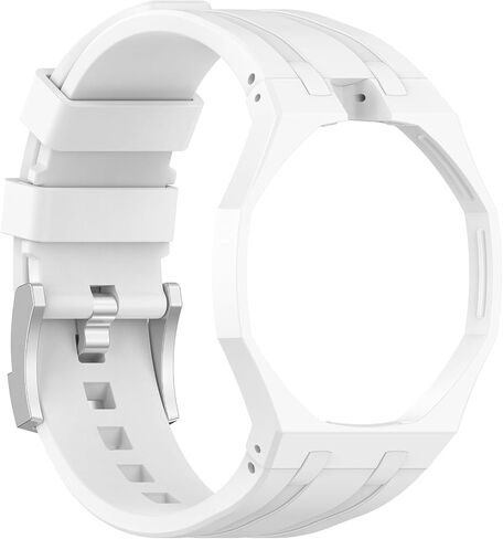 Fit for Swatch AP Royal Pop Watch Band, Replacement Silicone Sport Straps, with Integrated PC Case, Adjustable Shockproof Frame Bumper Watch Bands Accessories in Kuwait