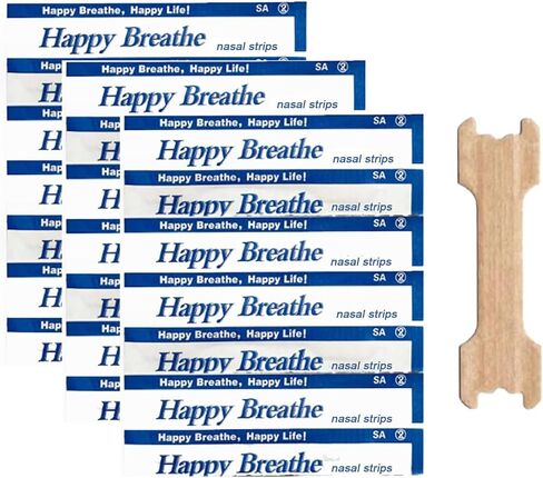 Breathe Better Nasal Strips to Reduce Snoring Drug-Free Works Instantly to Improve Sleep Relieve Nasal Congestion (60) in Kuwait