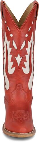 Justin Faye 13" Western Boots for Women - Vintage Collection - Classic Embroidery, Durable Sole, and Comfortable Fit for All-Day Wear in Saudi Arabia