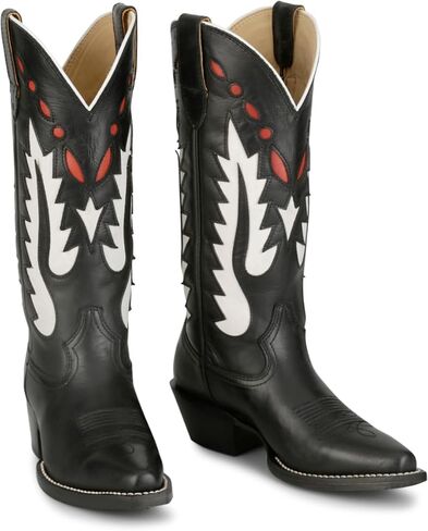 Justin Faye 13" Western Boots for Women - Vintage Collection - Classic Embroidery, Durable Sole, and Comfortable Fit for All-Day Wear in Saudi Arabia